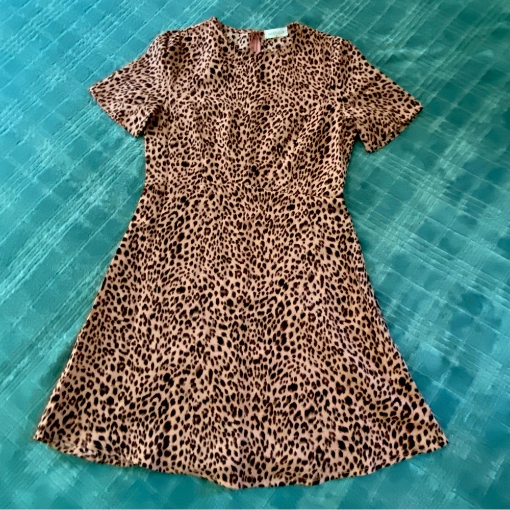 NWT Animal Print Mini Dress